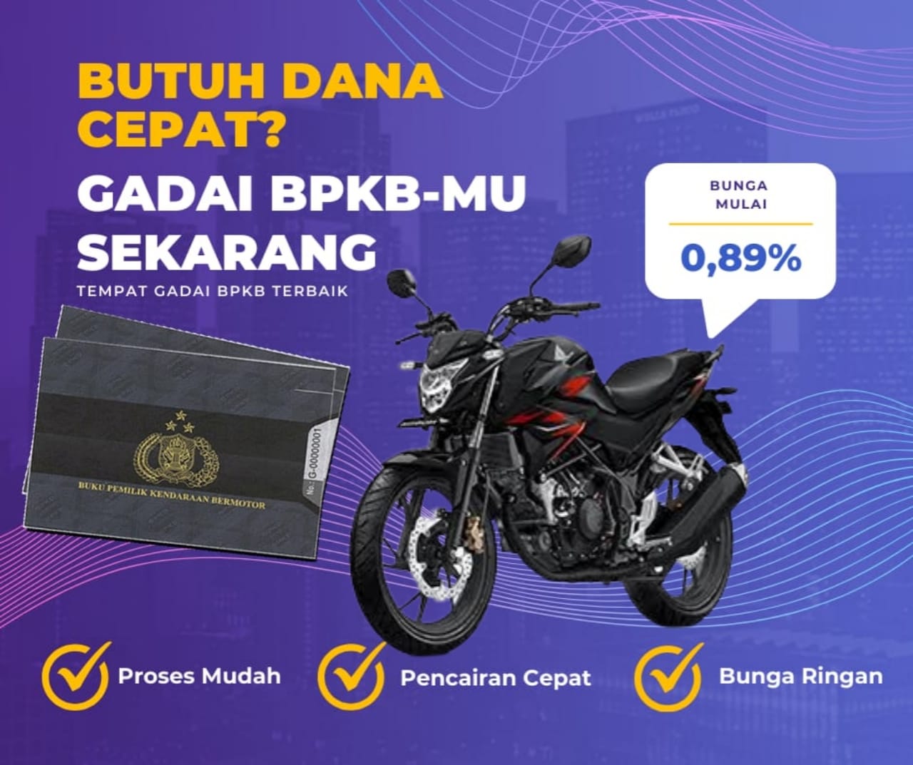 Pinjaman Dana Jaminan Bpkb Motor Honda Cb 150 Rstreetfire Dapat Pinjaman Berapa? Seperti Ini Simulasinya